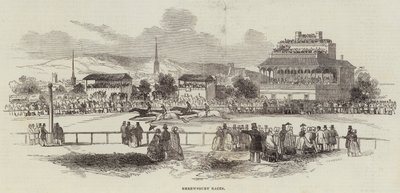 Shrewsbury Races (metszet) alkotó: English School