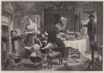 Húshagyó, palacsintát dobál alkotó: English School