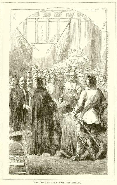A vesztfáliai szerződés aláírása alkotó: English School