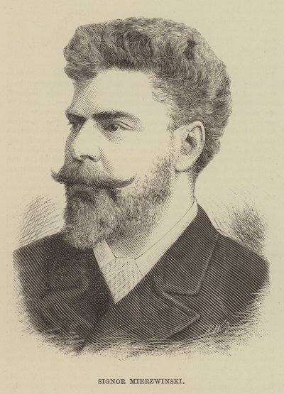 Signor Mierzwinski (metszet) alkotó: English School