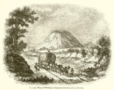 Silbury Hill, Wiltshire. – Kolosszális Barrownak sejtik alkotó: English School