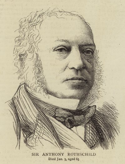 Sir Anthony Rothschild (metszet) alkotó: English School