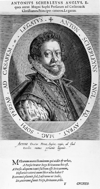 Sir Anthony Sherley (metszet) alkotó: English School