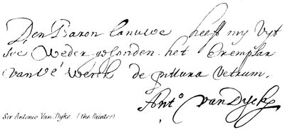 Sir Antonio Van Dyke, (a festő) alkotó: English School