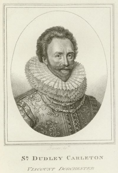 Sir Dudley Carleton, Dorchester vikomt (metszet) alkotó: English School