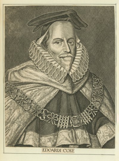 Sir Edward Coke alkotó: English School