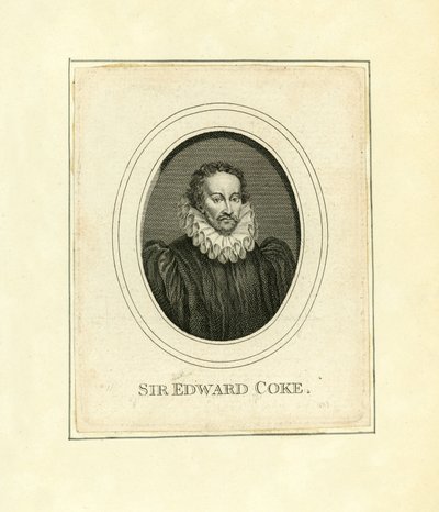 Sir Edward Coke alkotó: English School