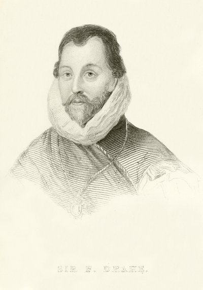 Sir F Drake alkotó: English School