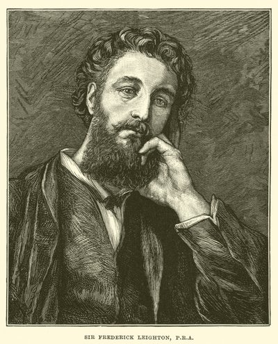 Sir Frederick Leighton, PRA (metszet) alkotó: English School