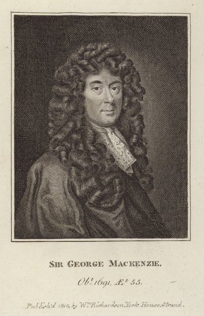 Sir George Mackenzie alkotó: English School
