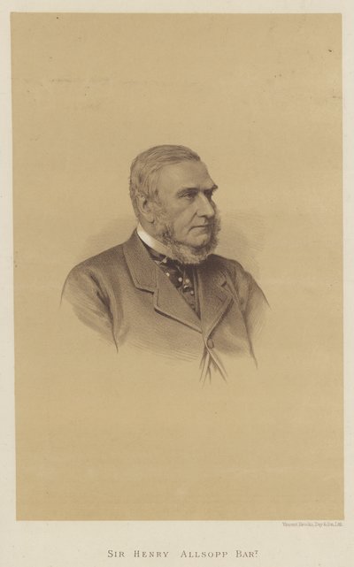 Sir Henry Allsopp, Baronet (litográfia) alkotó: English School