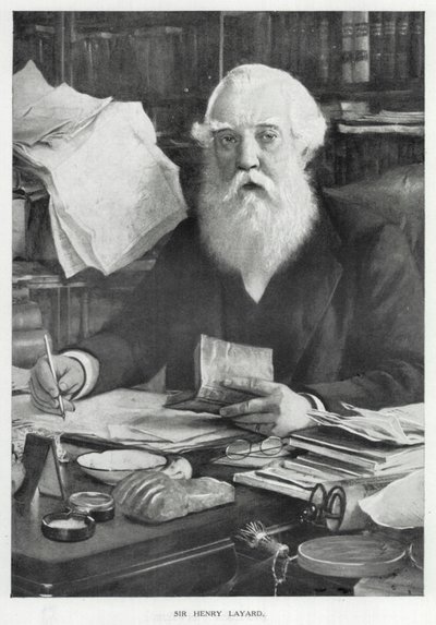 Sir Henry Layard (litográfia) alkotó: English School