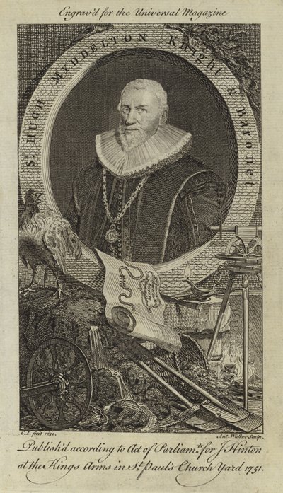 Sir Hugh Myddelton, Knight és Baronet alkotó: English School