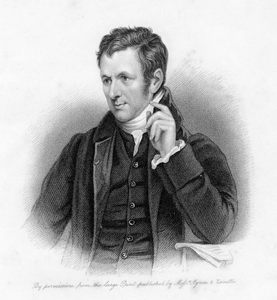 Sir Humphrey Davy, graviert von Samuel Freeman von English School