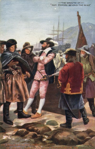 Sir Humphrey Gilberts új-fundlandi expedíciója, 1583 alkotó: English School