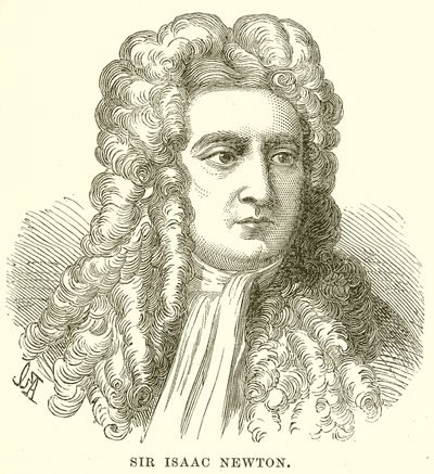 Sir Isaac Newton alkotó: English School