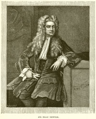 Sir Isaac Newton alkotó: English School
