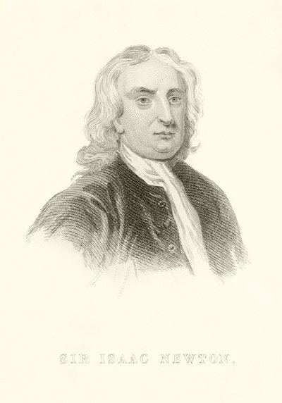 Sir Isaac Newton alkotó: English School