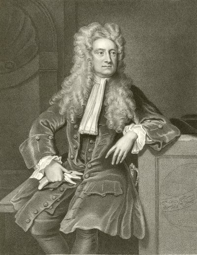 Sir Isaac Newton alkotó: English School
