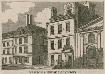 Sir Isaac Newtons House, St Martins Street, Leicester Square London alkotó: English School