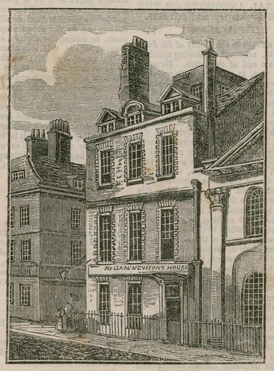 Sir Isaac Newtons House, St Martins Street, Leicester Square London alkotó: English School