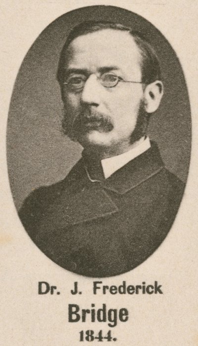 Sir J Frederick Bridge (mélynyomás) alkotó: English School