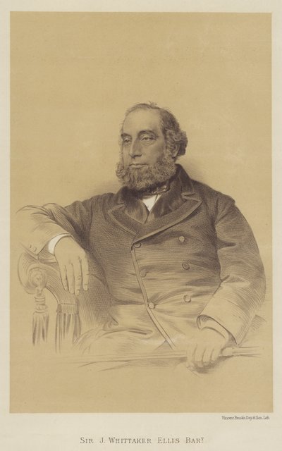 Sir J Whittaker Ellis, Baronet (litho) alkotó: English School