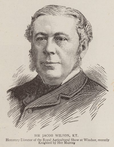 Sir Jacob Wilson, KT (metszet) alkotó: English School