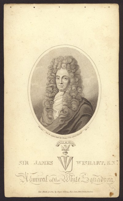 Sir James Wishart, brit admirális (metszet) alkotó: English School