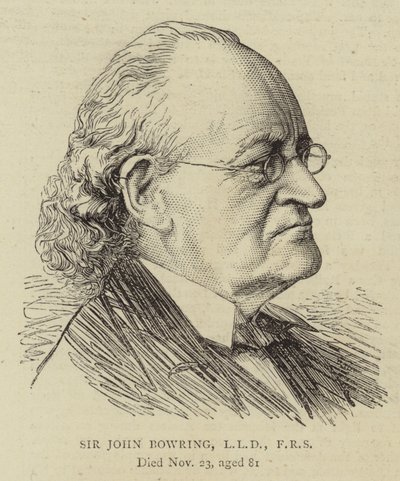 Sir John Bowring, LLD, FRS (metszet) alkotó: English School