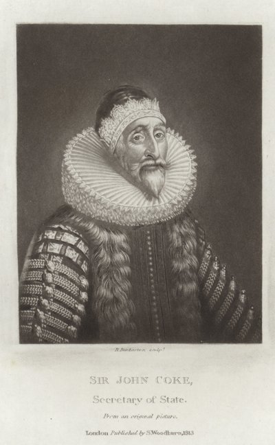 Sir John Coke alkotó: English School