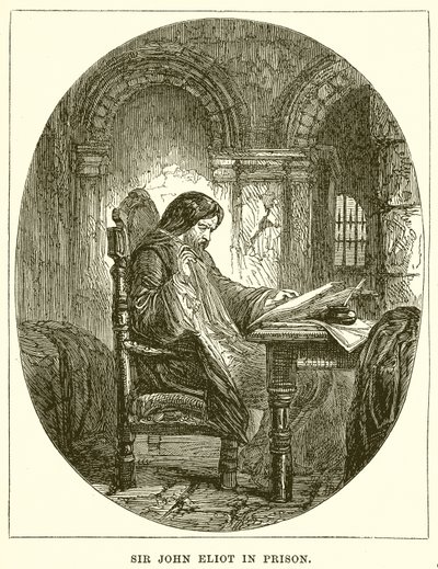 Sir John Eliot a börtönben alkotó: English School