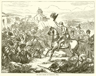 Sir John Moore Corunnán, 1809 alkotó: English School