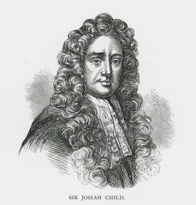 Sir Josiah Child (metszet) alkotó: English School