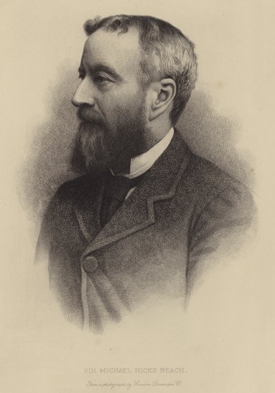 Sir Michael Hicks Beach alkotó: English School