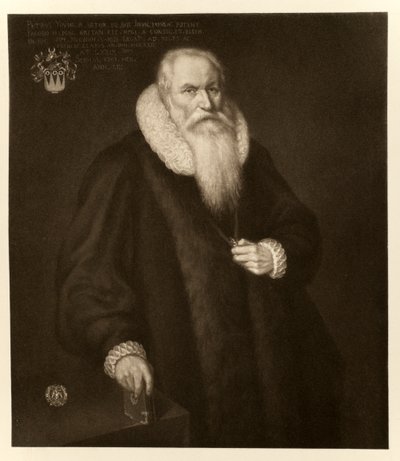 Sir Peter Young, az I. és VI. Jakabból, nyomtatta a Manzi Joyant & Co. Paris, 1904 alkotó: English School