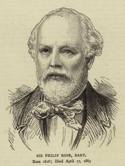 Sir Philip Rose, Baronet alkotó: English School