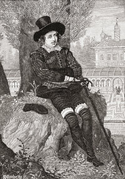 Sir Philip Sidney, J. R. Green „Az angol nép rövid története” című művéből, 1893-ban alkotó: English School