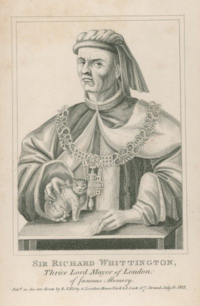 Sir Richard Whittington, London háromszoros főpolgármestere alkotó: English School