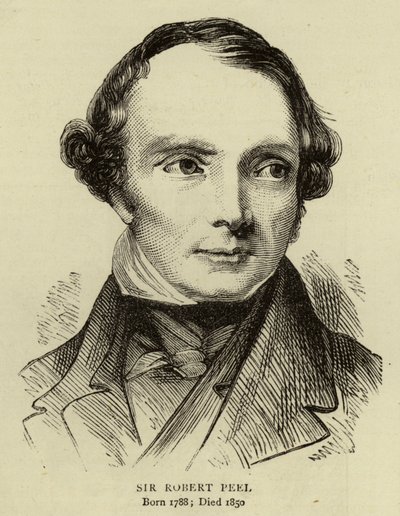 Sir Robert Peel alkotó: English School