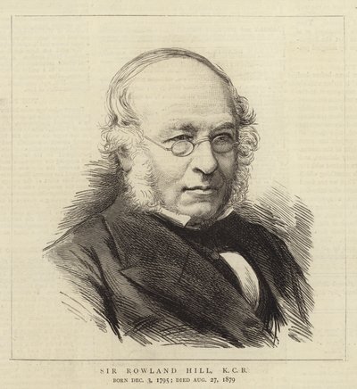Sir Rowland Hill, KCB (metszet) alkotó: English School