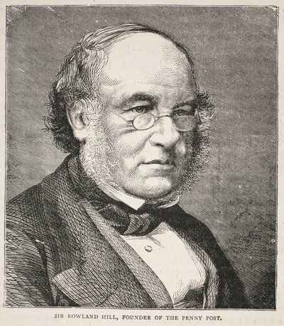 Sir Rowland Hill, a Penny Post alapítója alkotó: English School