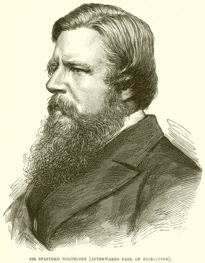 Sir Stafford Northcote (majd Earl of Iddesleigh) alkotó: English School