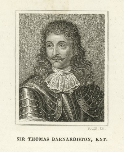 Sir Thomas Barnadiston (metszet) alkotó: English School