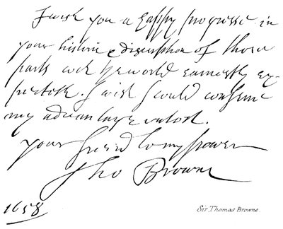 Sir Thomas Browne alkotó: English School