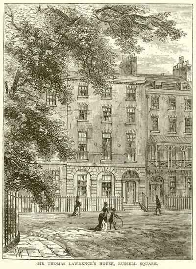 Sir Thomas Lawrence-ház, Russell Square alkotó: English School