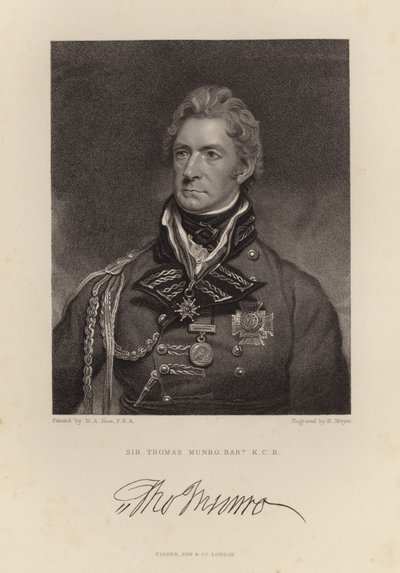 Sir Thomas Munro alkotó: English School