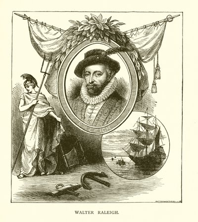Sir Walter Raleigh alkotó: English School