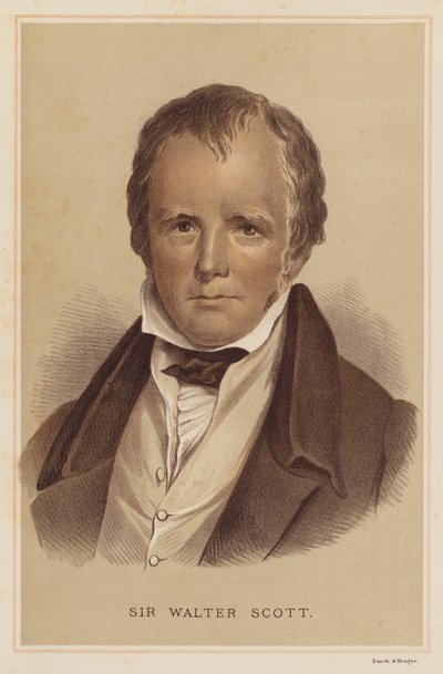 Sir Walter Scott (színes litó) alkotó: English School
