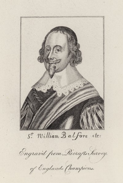 Sir William Balfour (metszet) alkotó: English School